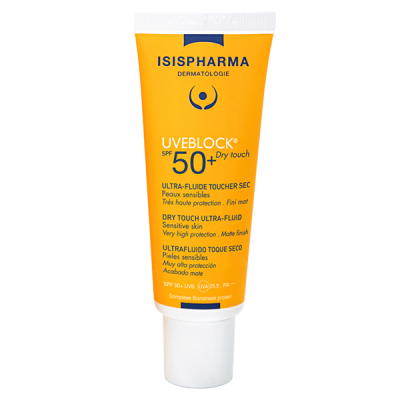 ISISPHARMA  uveblock ultra-fluide toucher sec invisible spf50+ 40ml