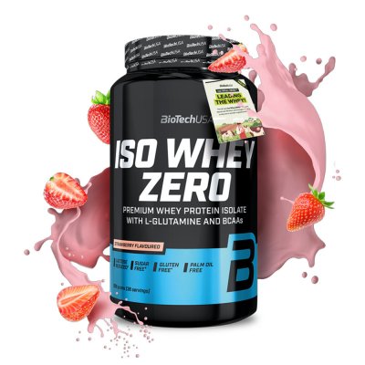 BIOTECH USA Iso whey zero 908g  fraise whey isolate