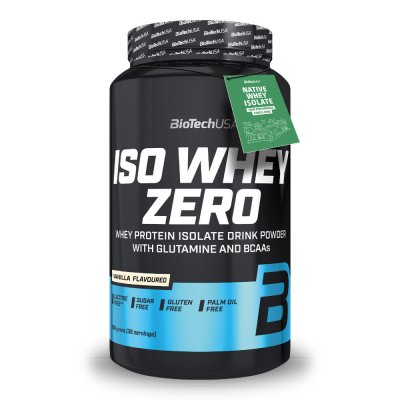 BIOTECH USA ISO WHEY ZERO (908g)  Whey Isolate Vanille  Vanille