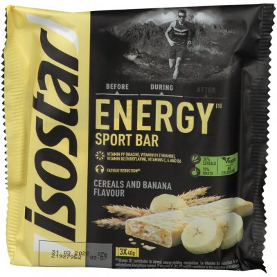 ISOSTAR &reg; Barres Energy Sport Banane