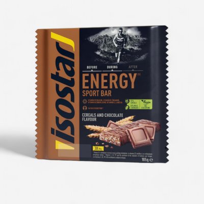 ISOSTAR  Energy Sport Barre &Eacute;nerg&eacute;tique Chocolat 3 unit&eacute;s