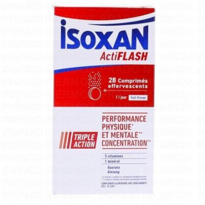 ISOXAN  Actiflash 28 comprim&eacute;s effervescents