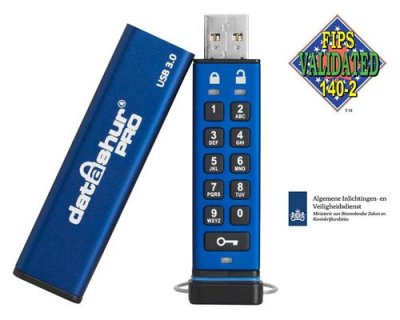 ISTORAGE  datAshur PRO - Cl&eacute; USB - chiffr&eacute; - 4 Go - USB 3.0