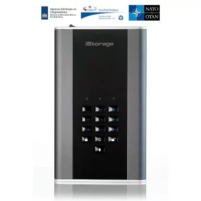 ISTORAGE  diskashur dt 2 8000go noir disque dur externe diskAshur DT 2