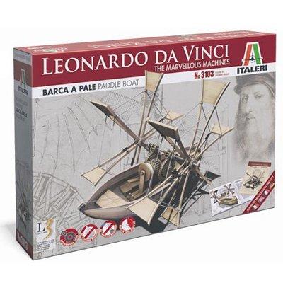 ITALERI  Bateau &agrave; p&eacute;dales de L&eacute;onard De Vinci - Les Machines Merveille