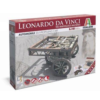 ITALERI  Chariot auto-mobile de L&eacute;onard De Vinci - Les Machines Mervei