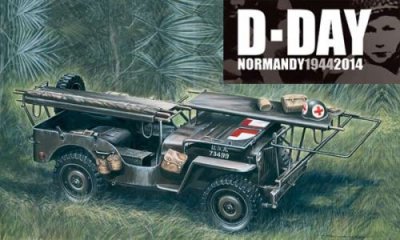 ITALERI  - I326 - Maquette - Char d'assaut - Jeep 4x4 Ambulance