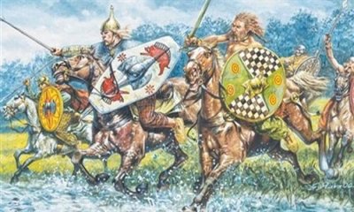 ITALERI  - I6029 - Maquette - Figurine - Cavalerie Celte - Echelle 1:72