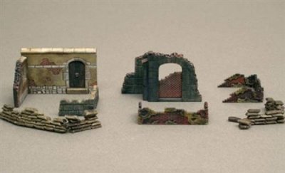 ITALERI  Murs et ruines II-1/72 - Accessoire