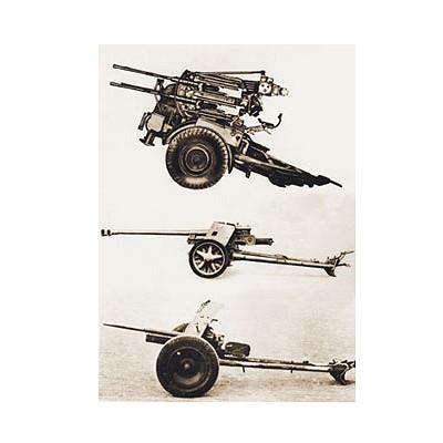 ITALERI  - Pak 35 - pak 40 - flak 38