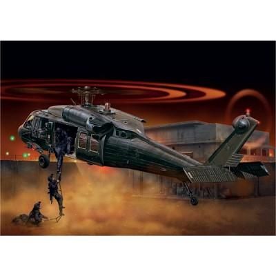 GENERIQUE Italeri UH-60/MH-60 Black Hawk 'Night Raid'-1/72 - Base de diorama