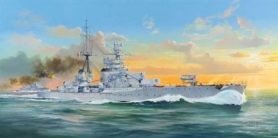  Italian Heavy Cruiser Zara - 1:350e - Trumpeter