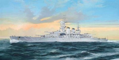 TRUMPETER Italian Navy Battleship Rn Littro 1941 - 1:700e - 