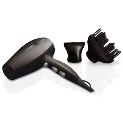 GAMA Italy Professional GH0301 Ultra L&eacute;ger S&egrave;che Cheveux Moteur DC 2300 W, Noir