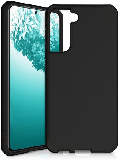 ITSKINS  Coque Bio Compatible avec Galaxy S21+ - Noir