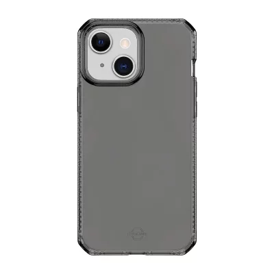 ITSKINS  Coque renforc&eacute;e pour iPhone 13 Spectrum Clear Gris Anthracite