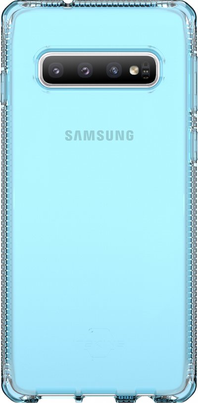ITSKINS  Coque Semi-Rigide Spectrum Bleue pour Samsung Galaxy S10+