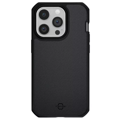 ITSKINS  itbalmagip14pbk - coque ballistic r nylon noir magsafe ip 14 pro