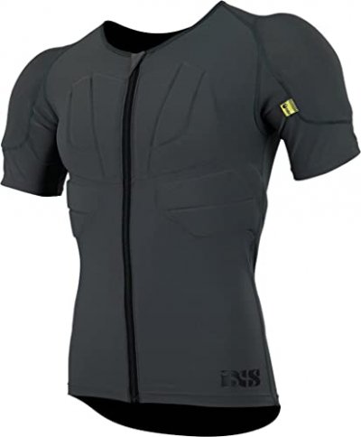 IXS  Carve Gilet de Protection Dorsale Mixte Adulte, Gris, XS-S