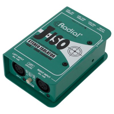 RADIAL J-ISO - DI convertisseur st&eacute;r&eacute;o -10/+4 dB