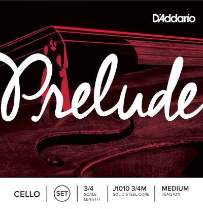 D ADDARIO AND CO J1010 3/4M - Jeu de cordes violoncelle Prelude, manche 3/4, Medium