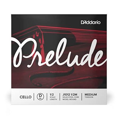D ADDARIO AND CO J1012 1/2M - Corde seule (R&eacute;) violoncelle Prelude, manche 1/2, Medium
