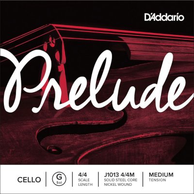 D ADDARIO AND CO J1013 4/4M - Corde seule (Sol) violoncelle Prelude, manche 4/4, Medium