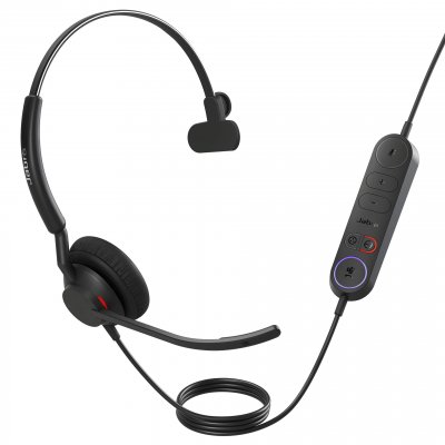JABRA  Engage 40 Casque Avec fil Arceau Bureau/Centre d'appels USB Type-A Bluetooth Noir - Neuf
