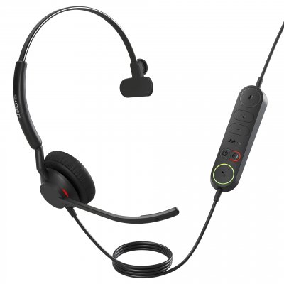 JABRA  Engage 40 Casque Avec fil Arceau Bureau/Centre d'appels USB Type-C Bluetooth Noir - Neuf