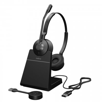 JABRA  Engage 55 Stereo - Micro-casque - sur-oreille - DECT - sans fil - Optimis&eacute; pour la CU 