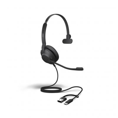 JABRA  Evolve2 30 SE Mono UC avec adaptateur USB-C/A Noir