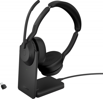 JABRA  Evolve2 55 UC Stereo - micro-casque - avec support de chargement