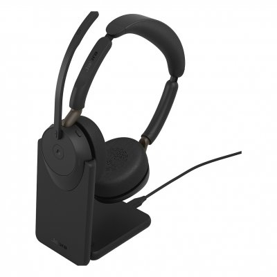 JABRA  Evolve3 65 Link390A UC St&eacute;r&eacute;o + socle de charge