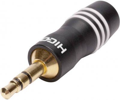 HICON Jack 3.5 mm m&acirc;le, droit HI-J35S03 Nombre de p&ocirc;les (num): 3 st&eacute;r&eacute;o noir