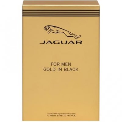 Jaguar Classic Gold In Black 100ml Eau De Toilette Clair Homme