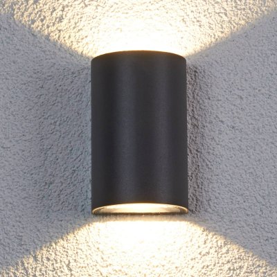 LUCANDE Jale Applique Murale d'Ext&eacute;rieur Graphite - 