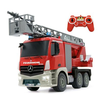 JAMARA  Camion de pompiers t&eacute;l&eacute;command&eacute; Mercedes-Benz Antos 2,4GHz 1:20