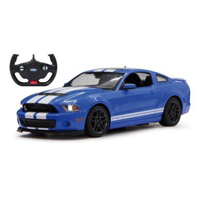 JAMARA  Ford Shelby GT 500 Deluxe 404540 27 MHz 1/14 Bleu