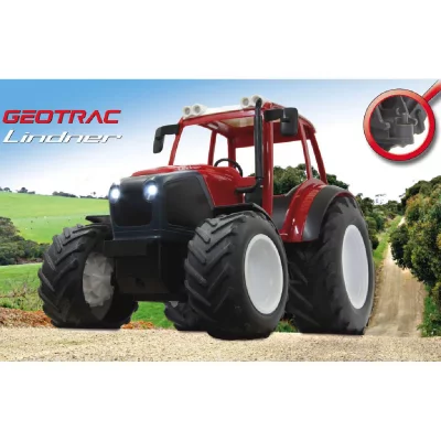 JAMARA  Tracteur t&eacute;l&eacute;command&eacute; Lindner Geotrac 1:16 Rouge