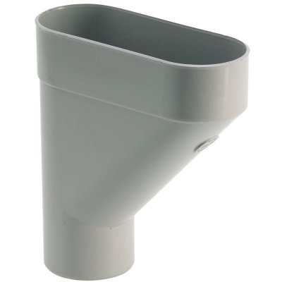 GIRPI Jambonneau pvc pour eaux pluviales - gris - 