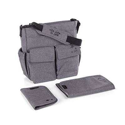 JANE  Sac a langer Mama Bag Jet black - Gris