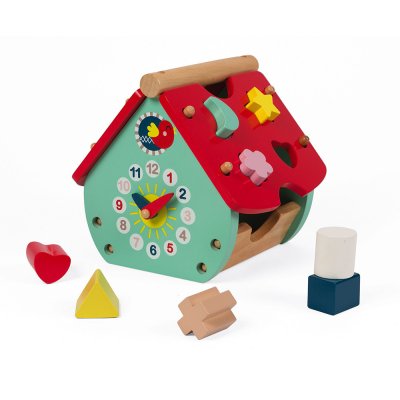 JANOD  Baby Forest House Shape Sorter Multicolore 18 Months-3 Years