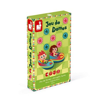 JANOD  Carrousel Draughts Game Multicolore 6-12 Months