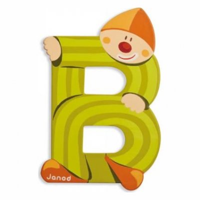 GENERIQUE Janod Clown Letter B Multicolore 3-6 Years