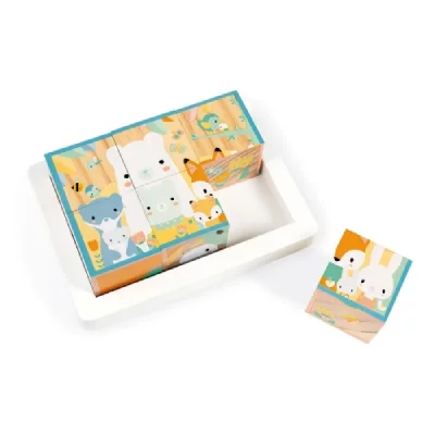 JNOD Janod&reg; Cubes enfant barquette Pure bois