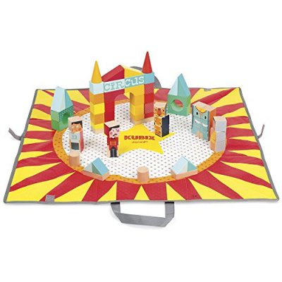 JANOD  - Kubix - 60 cubes Cirque (bois) - D&egrave;s 2 Ans