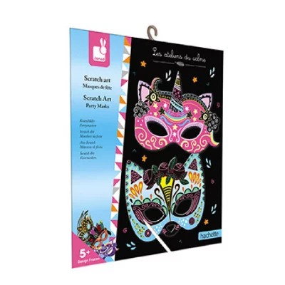 JURATOYS JANOD Janod Scratch Art Party Masks Multicolore 5-99 Years