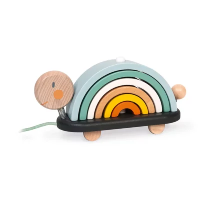 JANOD  Sweet Cocoon Rainbow Turtle Multicolore 12 Months-99 Years
