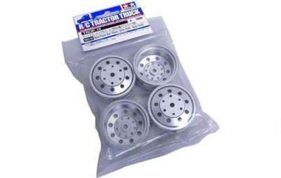 TAMIYA Jantes Arri&egrave;re Chrom&eacute;es 22mm - 