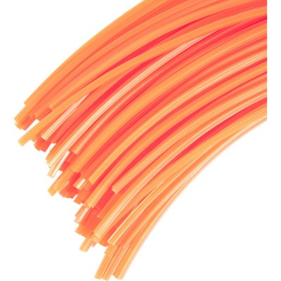 JARDIAFFAIRES  60 Brins 3 mm X 35 cm de Fil Professionnel carr&eacute; pour d&eacute;broussailleuse